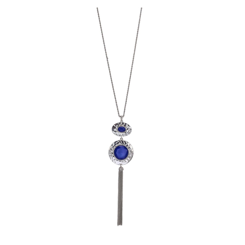 Cabochon Tassel Pendant